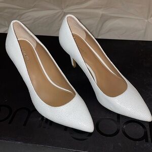 Calvin Klein  white Stilettos